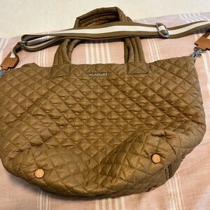 EUC MZ Wallace Large Metro Tote, tan
